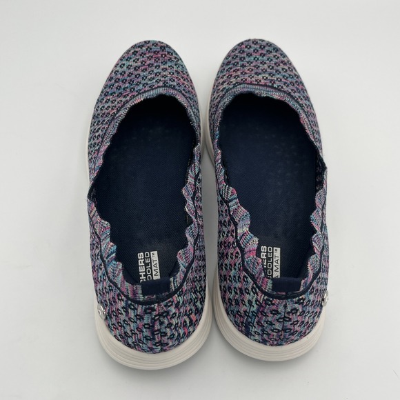 Skechers Shoes Womens Size 8.5 Blue Slip-On Go Walk Goga Max Sneakers Comfort - Picture 3 of 16